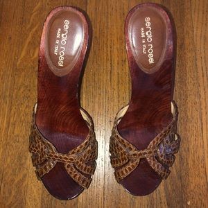 SERGIO ROSSI Slip On Heels 35.5